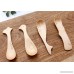 Zabrina 4 PCS Cute Cartoon Natural Wooden Animal Cutlery Set / Wooden Spoons for Children / Baby - B013BN74ME